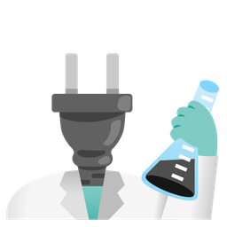 Electric plug and Test tube