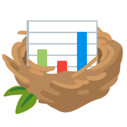 empty nest and bar chart