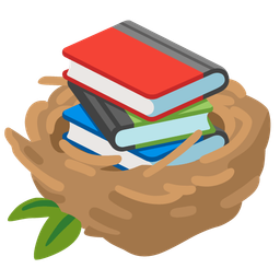 empty nest and books