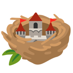 empty nest and castle