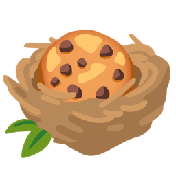 empty nest and cookie