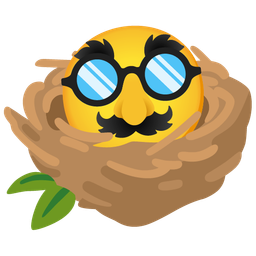 empty nest and disguised face