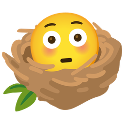 empty nest and flushed face