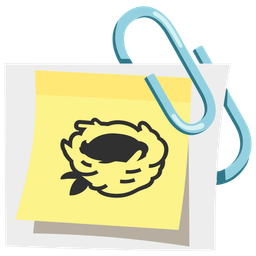 empty nest and linked paperclips