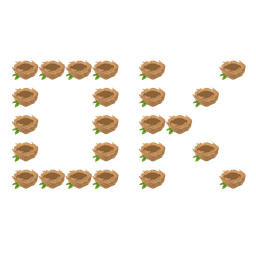 empty nest and OK button