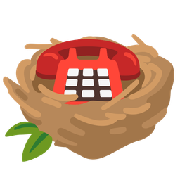 empty nest and telephone