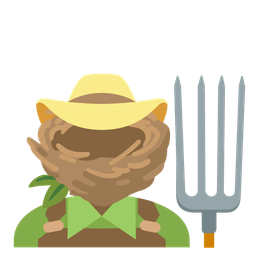 empty nest and tractor