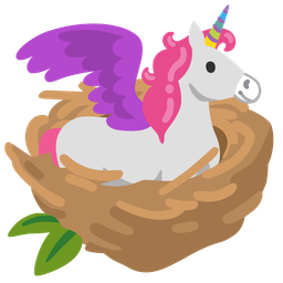 empty nest and unicorn