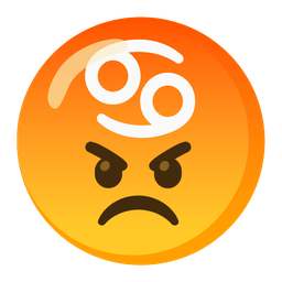 enraged face and Cancer