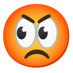 enraged face and eyes