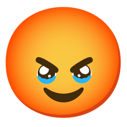 enraged face and face holding back tears