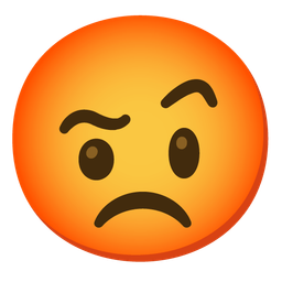 enraged face and face with raised eyebrow