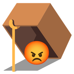 enraged face and mouse trap