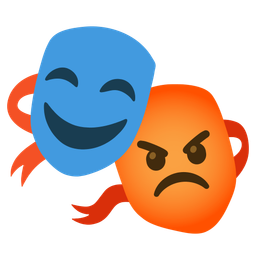 enraged face and performing arts