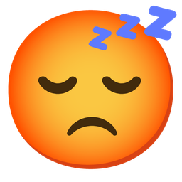 enraged face and sleeping face