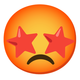 Enraged face and Star-struck