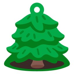 evergreen tree and bell