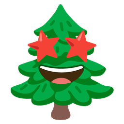 Evergreen tree and Star-struck