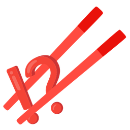 exclamation question mark and chopsticks