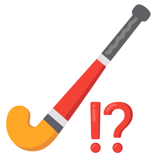 Exclamation question mark and Field hockey