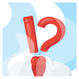 exclamation question mark and hot springs