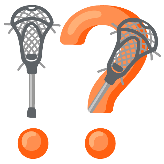 Exclamation question mark and Lacrosse