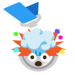 exploding head and 2nd place medal