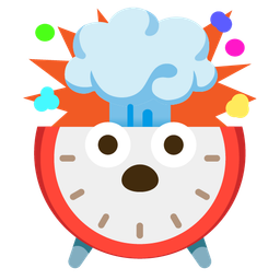 exploding head and alarm clock