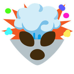 exploding head and alien