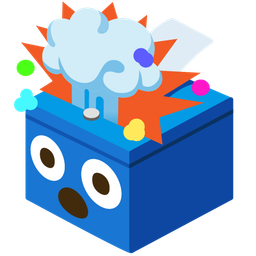 exploding head and ballot box with ballot