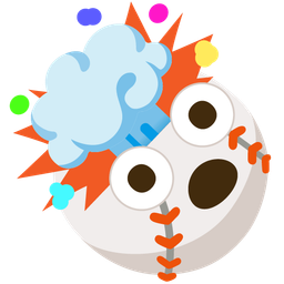 exploding head and baseball