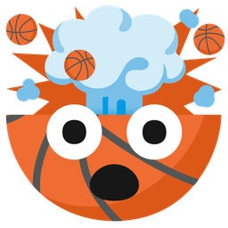 exploding head and basketball