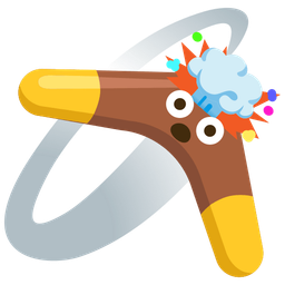 exploding head and boomerang