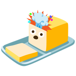 exploding head and butter