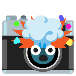 exploding head and camera