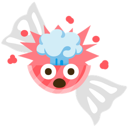 exploding head and candy