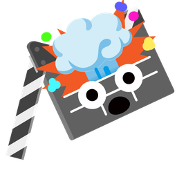 exploding head and clapper board