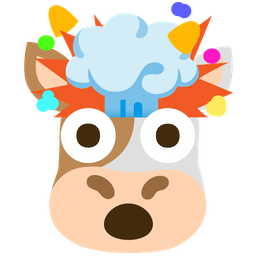 exploding head and cow face