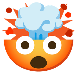 exploding head and enraged face