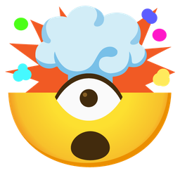 exploding head and eye