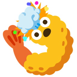 exploding head and fried shrimp