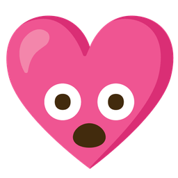 exploding head and heart with ribbon