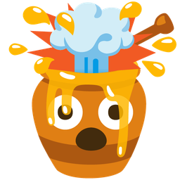 exploding head and honey pot