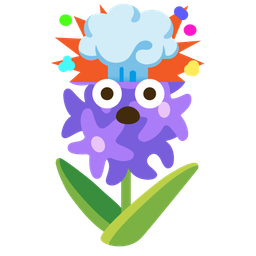 exploding head and hyacinth