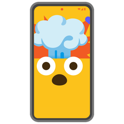 exploding head and mobile phone