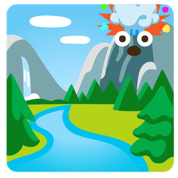 exploding head and national park