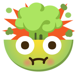 exploding head and nauseated face