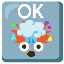 exploding head and OK button