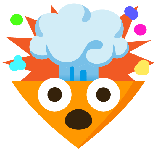 Exploding head and Orange heart