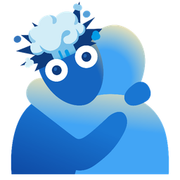 exploding head and people hugging